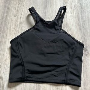 Lululemon Longline Sports Bra with Mesh Detail